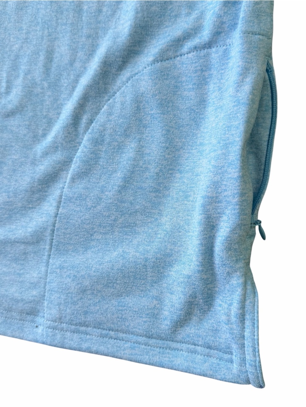 Birddogs Light Blue Heather Performance 1/4 Zip Golf Pullover Men’s Size XL - Picture 6 of 11